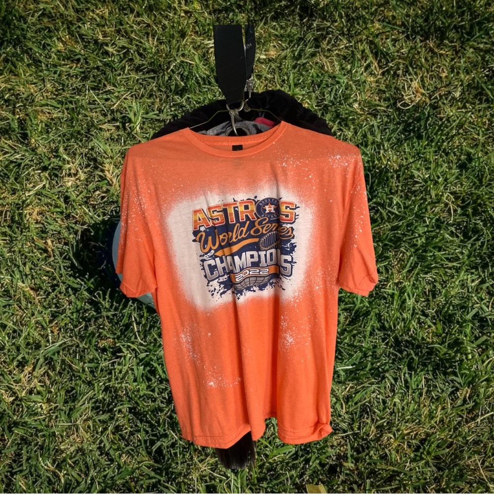 Brand New custom Astros World Series Champions Shirt XL
